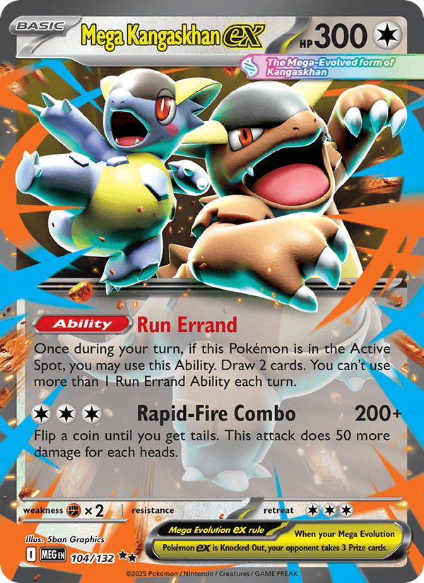 Pokémon - Mega Kangaskhan ex (MEG-104) (Double rare) [EN] (ex)