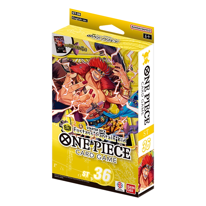 One Piece Card Game - Starter Deck ST-36 (Yellow Eustass "Captain" Kid) [EN]